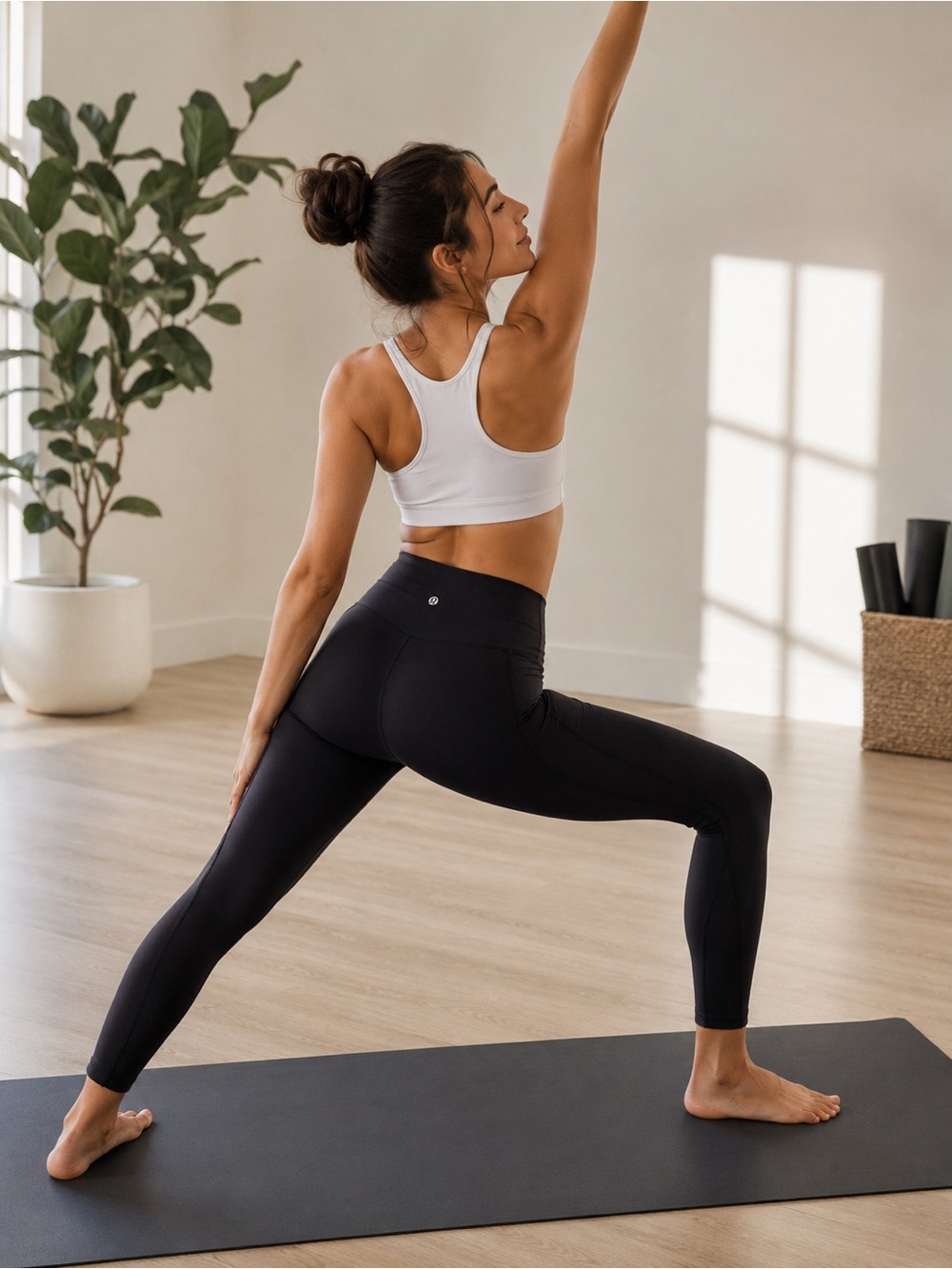 Lululemon Wunder Under High-Rise Luxtreme Leggings Black Size 4 Yoga Inseam 25